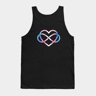 Polyamory Heart - Trans Pride Tank Top